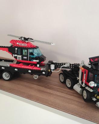Lego:camion con elicottero - 1990