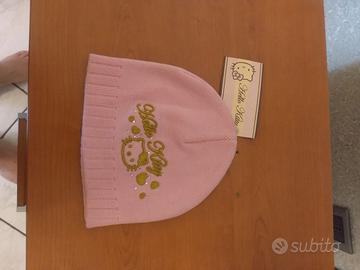 berretto lilla hello kitty