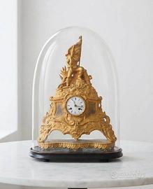 Pendola Antica Napoleone III Bronzo Dorato