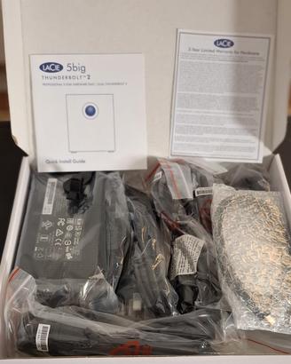 Alimentatore e cavi per HDD Lacie 5 big