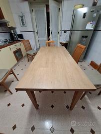 tavolo 160x80 allungabile 2 metri 