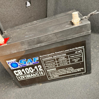 Batteria 100ah 12v scarica lenta