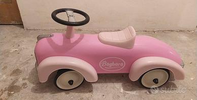 BAGHERA auto in metallo rosa a spinta