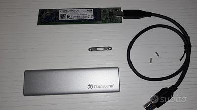 SSD 525GB M.2 CRUCIAL MX300 + micro box usb