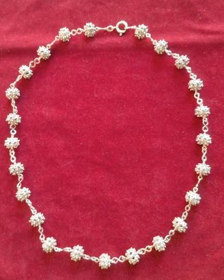 Collana donna filigrana sarda argento