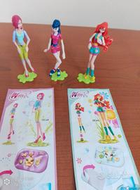 3 personaggi Winx sorpresine Kinder