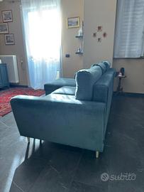 Divano letto Angolare contenitore con Penisola