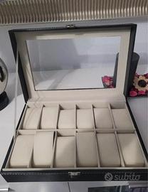 Scatola Porta Orologi 12 posti