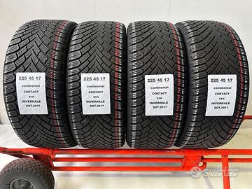 4 gomme 225 45 17 Continental Invernale