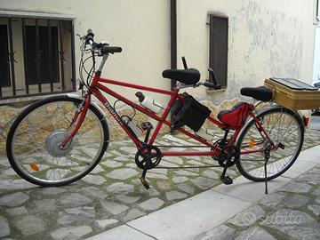 Tandem Bianchi 28"elettrico solare