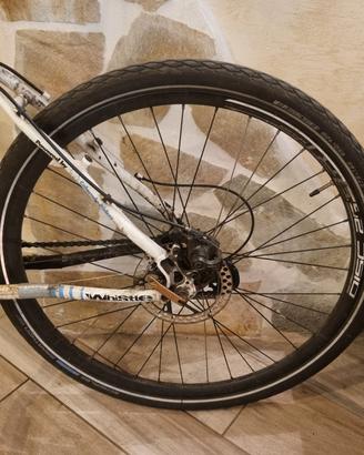 Ruota bici 27,5 completa + catena