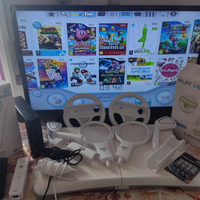 Nintendo Wii + 4 Controller +80 Giochi +Accessori