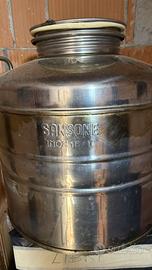 Fusto Contenitore Olio Acciaio Inox SANSONE 30L