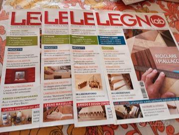 n. 5 riv. Legno Lab (+1 riv. omaggio )