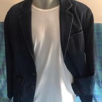 Giacca da uomo in denim, completamente foderata
