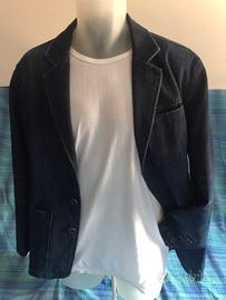 Giacca da uomo in denim, completamente foderata
