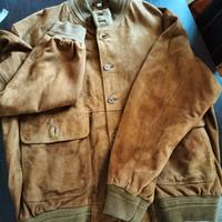 Giubbino uomo in pelle scamosciata 