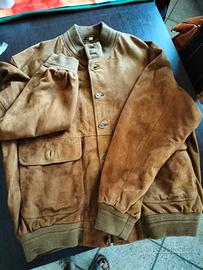 Giubbino uomo in pelle scamosciata 