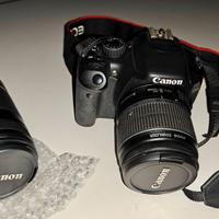 Kit Fotocamera Canon EOS 550D + obbiettivi.