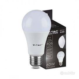 LAMPADINA LED GOCCIA 8.5W E27 A60 6500K 806LM