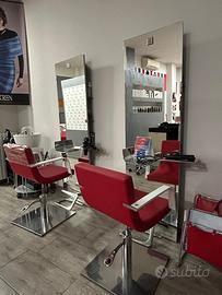 2 postazioni parrucchiere complete