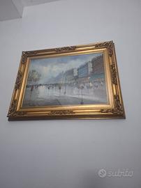 quadro impressionistico, città di Parigi. 