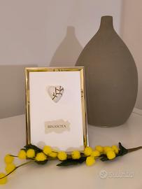 Cornice emozionale con cuore Kintsugi e monoparola