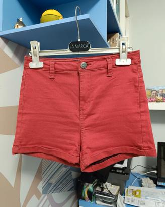 Jeans cortissimi rossi (shorts)