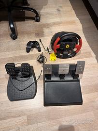 thrustmaster t150 ferrari+pedaliera t3pa