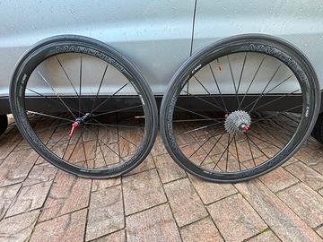 Ruote bicicletta da corsa in carbonio