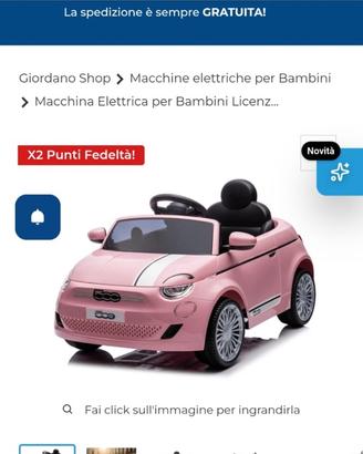 Macchina gioccatolo elettrica