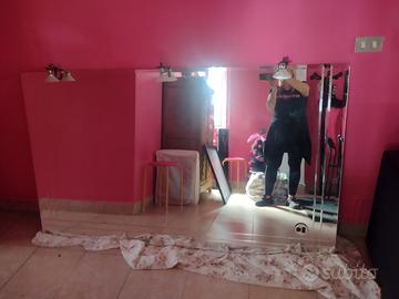 Specchio grande con 3 punti luce
