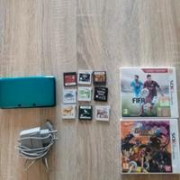 nintendo 3ds + giochi e caricabatterie 