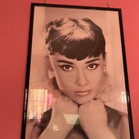 Quadro + poster Audrey Hepburn