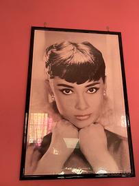 Quadro + poster Audrey Hepburn