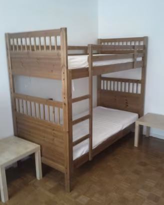 Letto Castello INCLUSO due materassi 90x200cm
