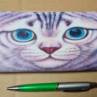 Portafoglio con immagine gatto