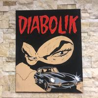 Quadro '' DIABOLIK ''firmato e autenticato 50 X 40