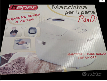 MACCHINA PER IL PANE PANDI' IMPASTA LIEVITA CUOCE