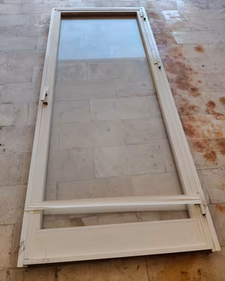 porte finestre in alluminio bianco 