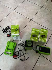 Batterie greenworks 40V 2AH e caricabatterie