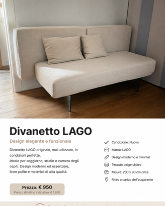Divanetto lago
