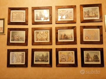 stampe antiche incorniciate