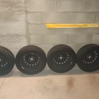 ruote complete per auto Punto Evo 4 stagioni 