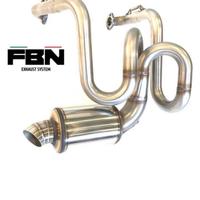 Scarico in acciao Fiat 500 epoca