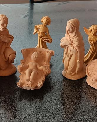 statuine presepe in terracotta artigianali