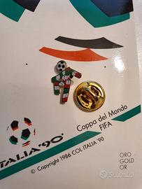 Spilla in oro Italia 90 Cocepa Gioielli