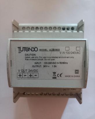 Alimentatore Tutondo ALBD502 24VDC 1.5A DIN