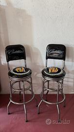 Coppia Sgabelli  Cadillac Girevoli Vintage