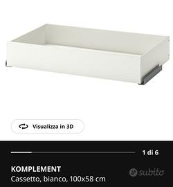 Cassetto Komplement Ikea 100*58